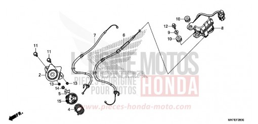 SERVO MOTOR CBR1000S1K de 2019
